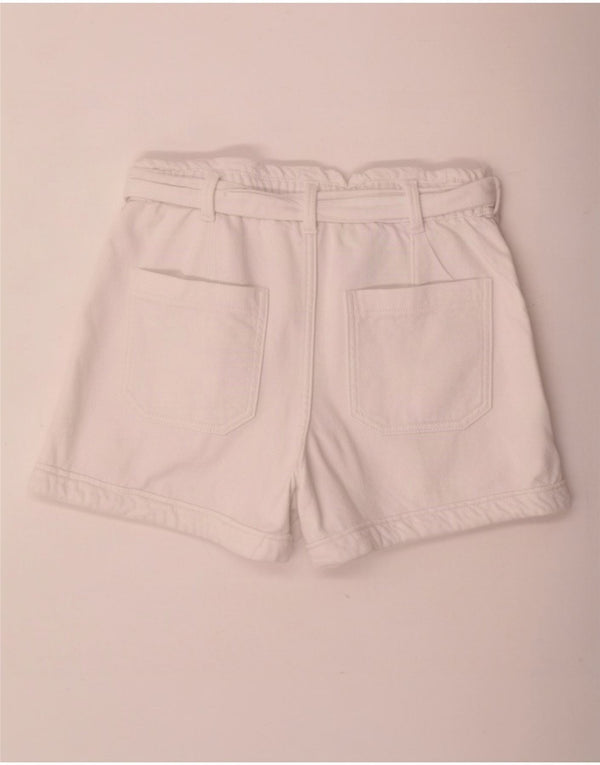 Pantaloncini chino da donna Zara EU 36 XS W26 cotone bianco