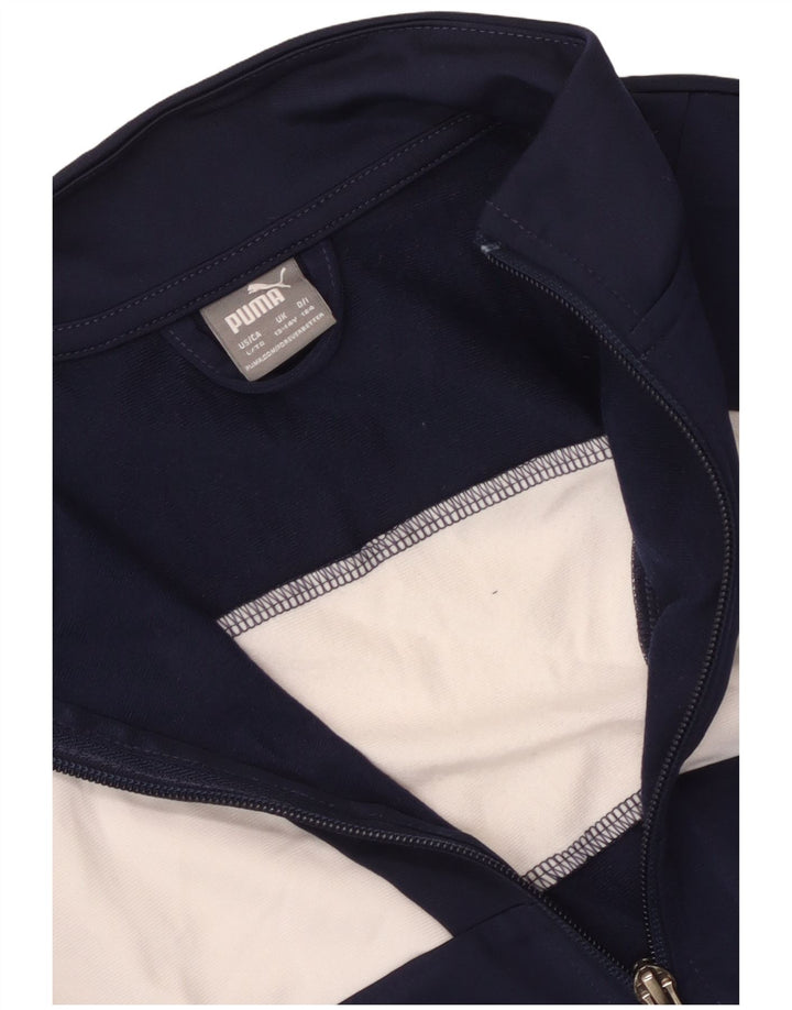 Giacca da tuta da ragazzo Puma 13-14 anni Blu navy Colourblock