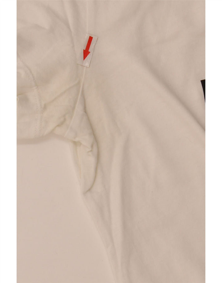T-shirt grafica da donna Puma UK 10 piccola bianca