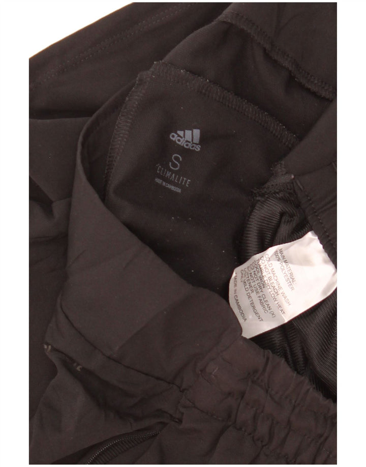 Pantaloncini sportivi Adidas Climalite da donna UK 10 piccoli poliestere nero