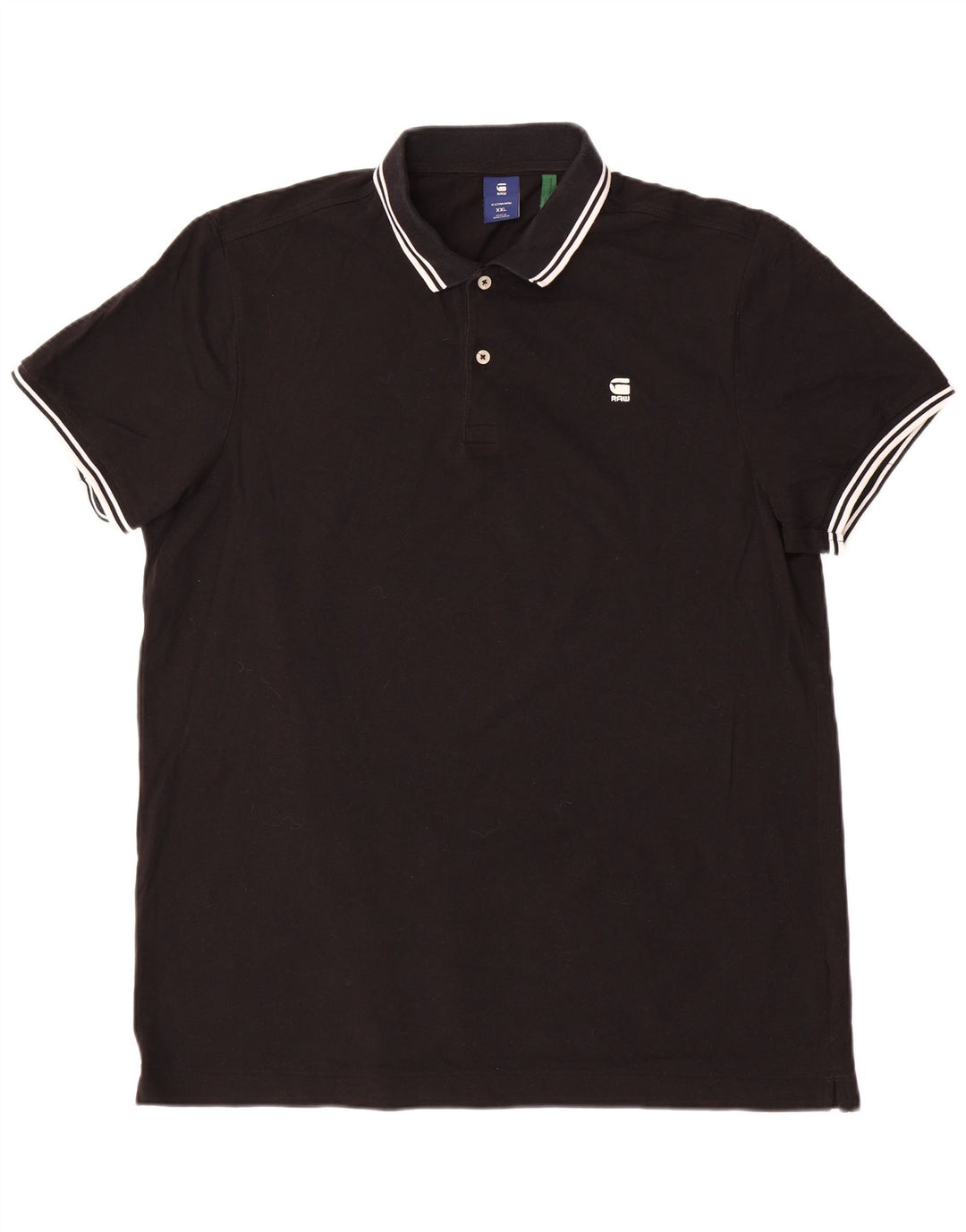 Polo da uomo G-STAR 2XL cotone nero
