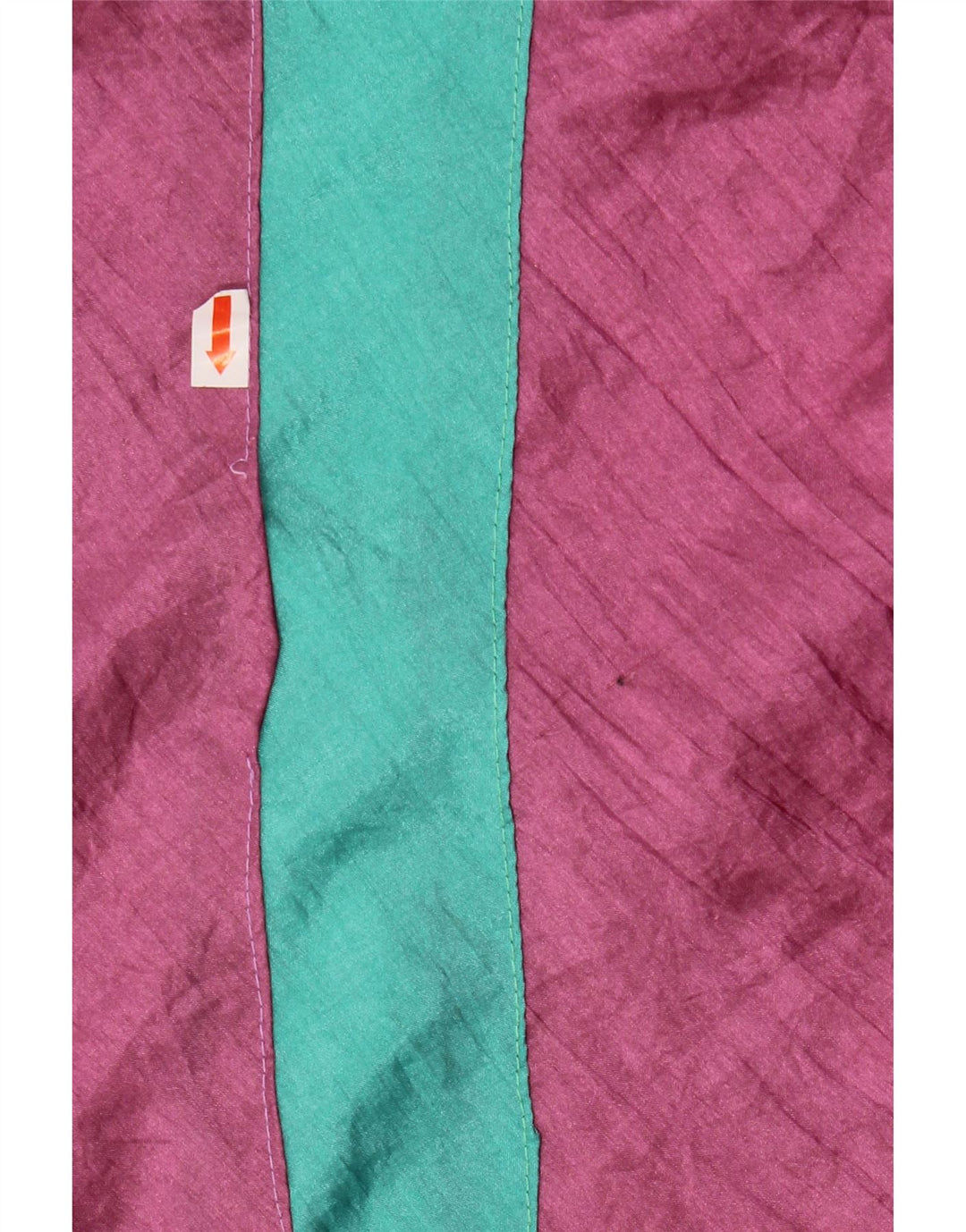 Giacca da ginnastica vintage da uomo XL color block rosa