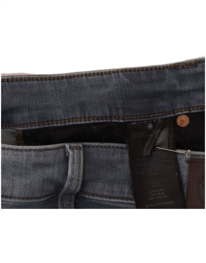 Jeans slim da uomo G-Star W34 L30 poliestere blu