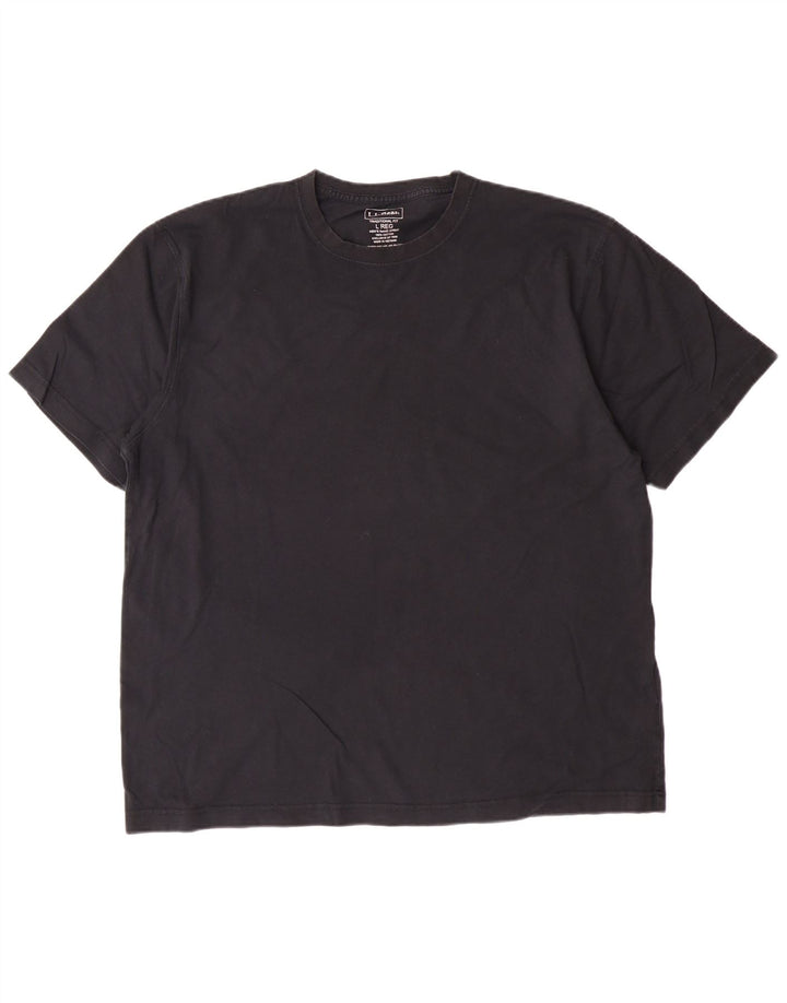 T-shirt da uomo dal taglio tradizionale L.L.Bean, grande, in cotone nero