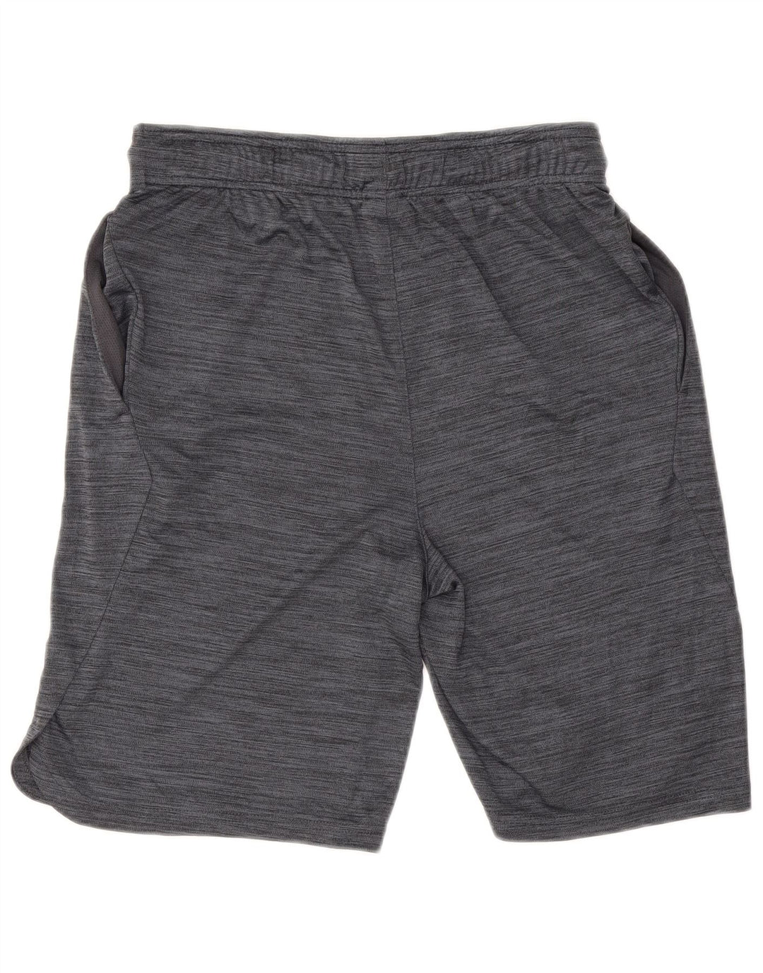 Pantaloncini sportivi Reebok da uomo in poliestere grigio medio