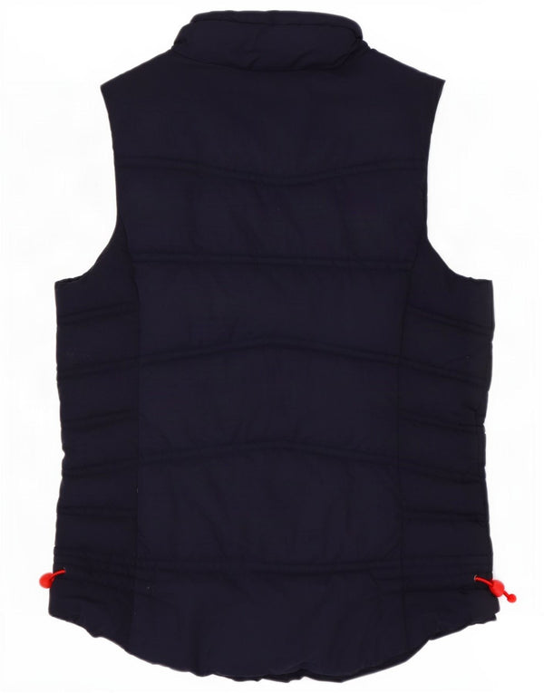Gilet imbottito da donna Weird Fish UK 8 piccolo poliestere blu navy