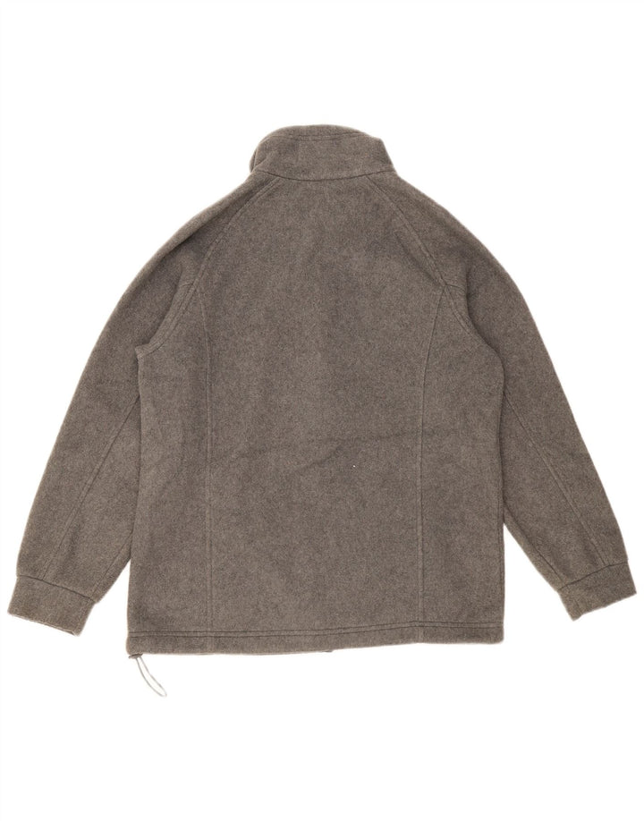 Giacca in pile oversize da donna Marks & Spencer UK 10 Small Poliestere grigio