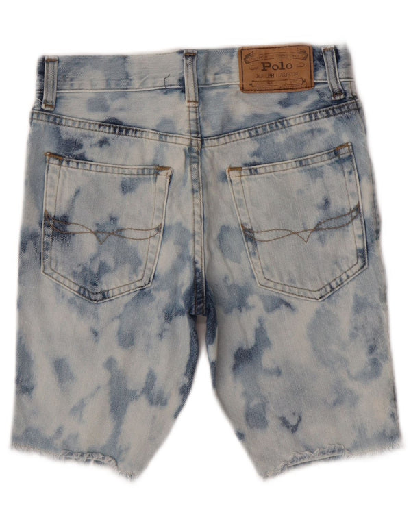 Polo Ralph Lauren Pantaloncini di jeans lavaggio acido per ragazzi 9-10 anni W25 Blu