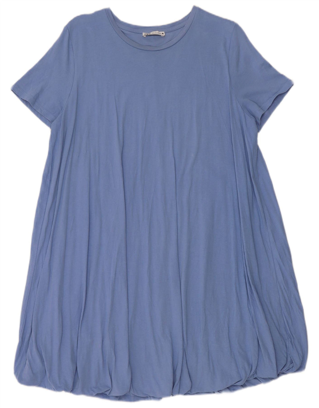 Abito a palloncino da donna Zara UK 16 grande in cotone blu