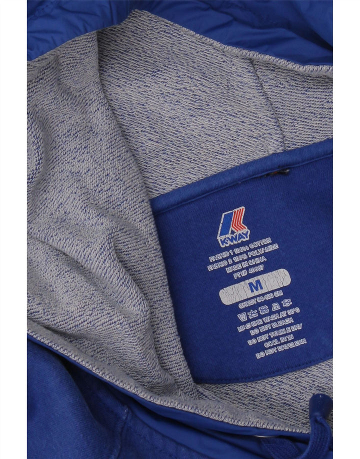 Maglione con cappuccio da donna K-Way UK 14 Cotone blu medio
