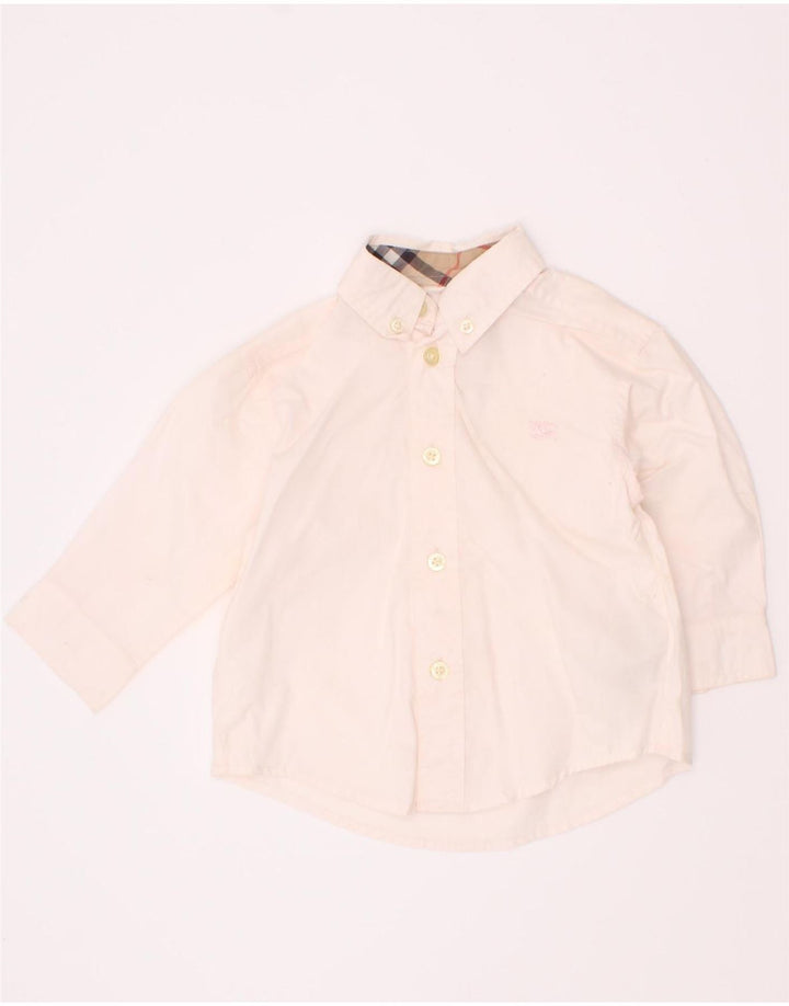 Camicia Burberry Neonato 6-9 Mesi Cotone Rosa