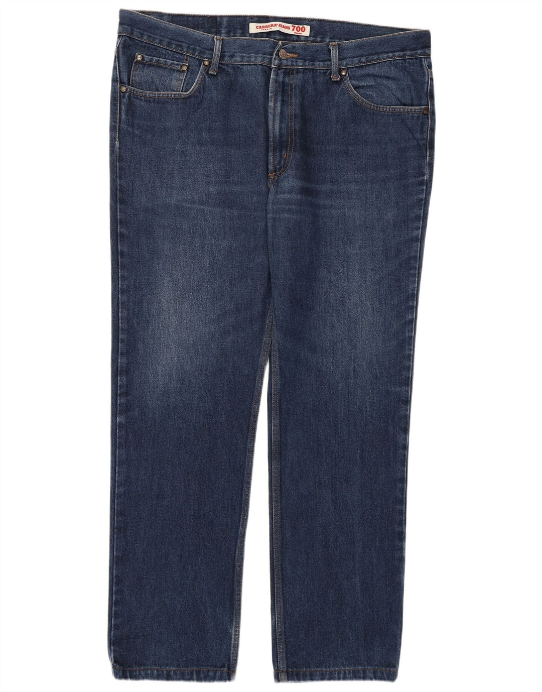 Jeans dritti regolari da uomo Carrera 700 W40 L30 cotone blu classico
