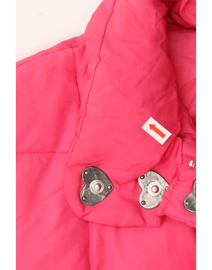 MOSCHINO Womens Padded Jacket UK 14 Medium Pink Polyester Vintage Moschino and Second-Hand Moschino from Messina Hembry 
