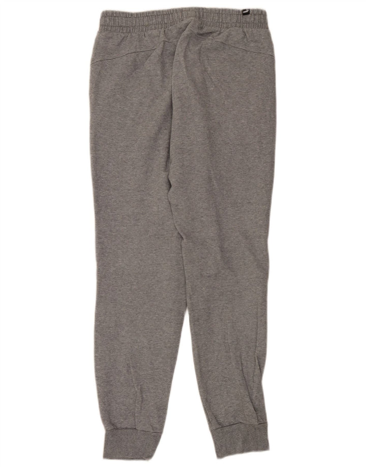 Pantaloni da tuta da uomo Puma Joggers in cotone chiazzato grigio medio