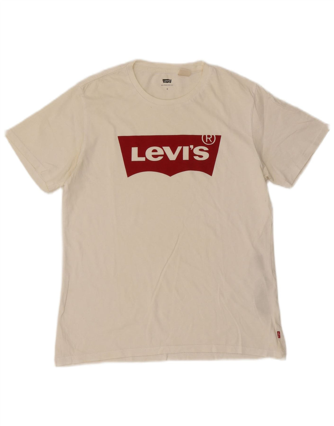 T-shirt grafica da uomo Levi's Top piccola in cotone bianco