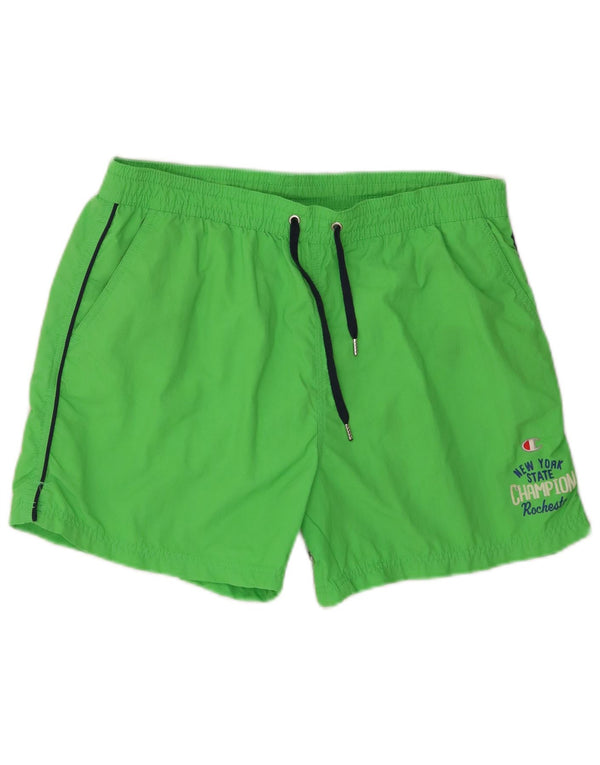 Pantaloncini da bagno Champion per ragazzi 15-16 anni 3XL Verde Poliammide