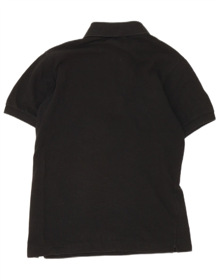 Polo da uomo Lacoste taglia 2 XS in cotone nero