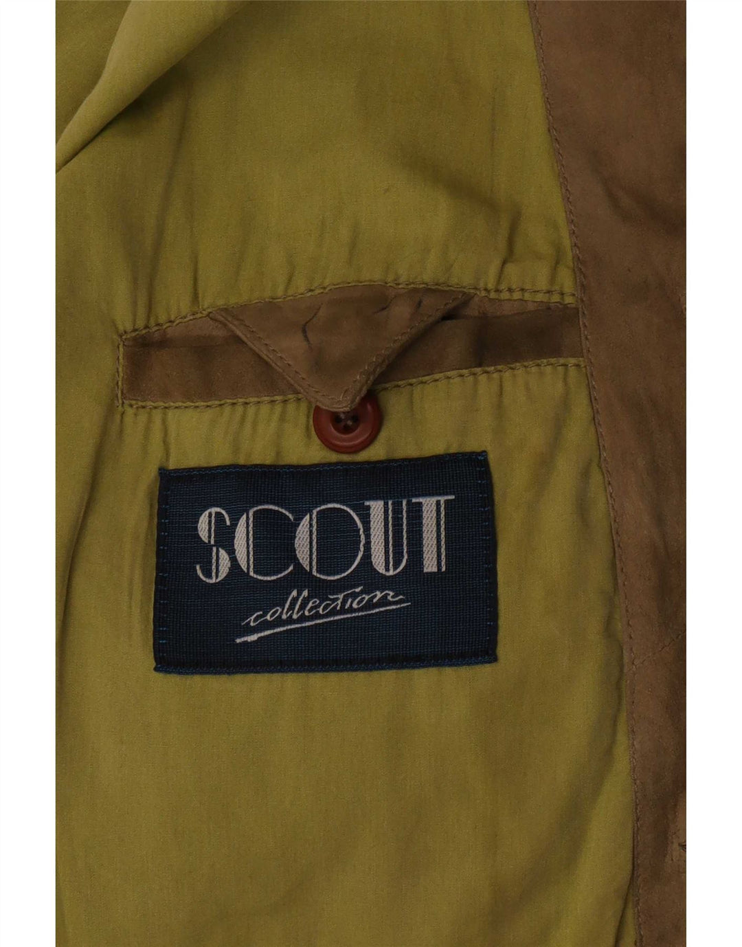 Giubbotto bomber in pelle scamosciata da uomo Scout UK 40 grande verde