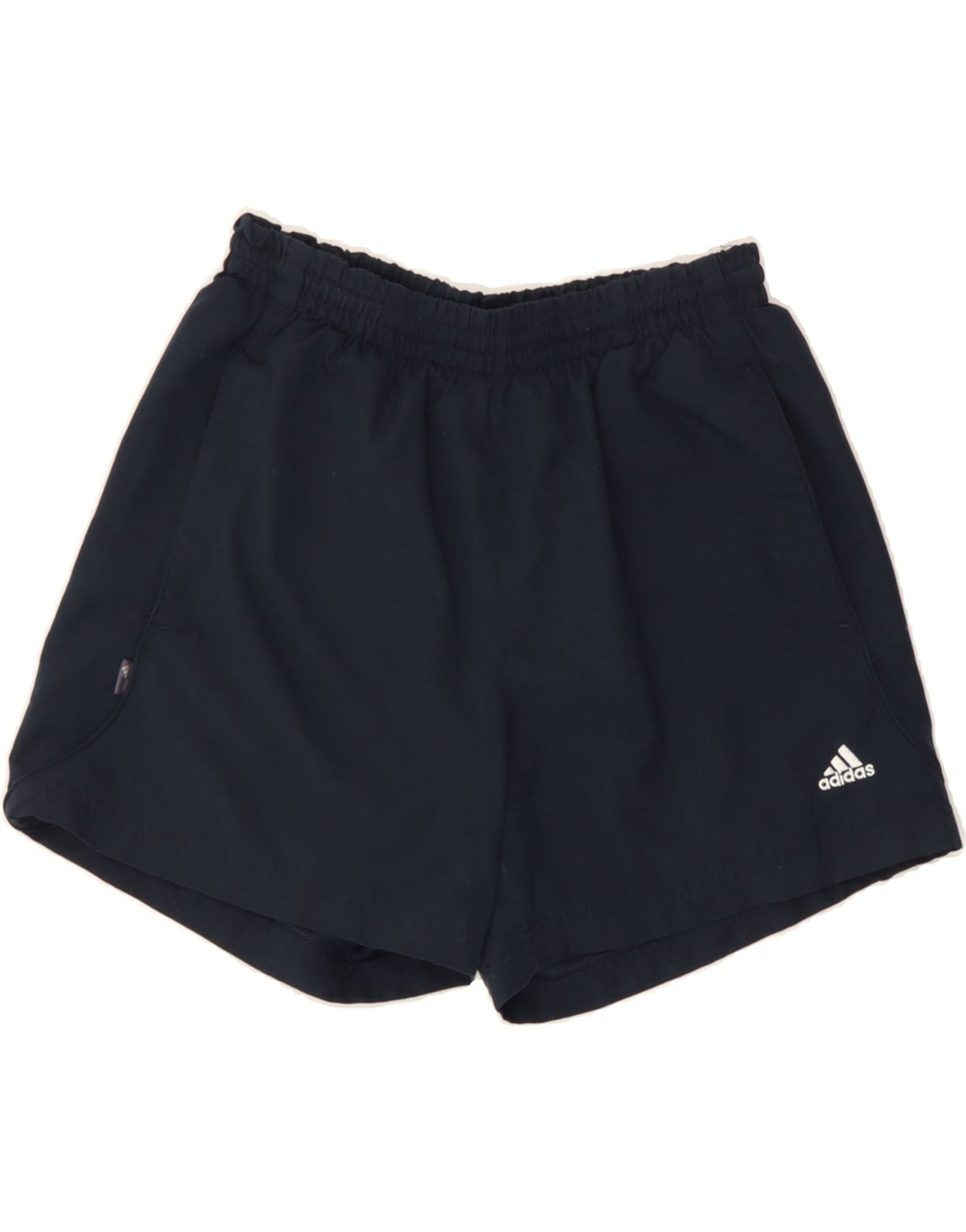 ADIDAS Mens Sport Shorts Small Navy Blue Polyester Vintage Adidas and Second-Hand Adidas from Messina Hembry 