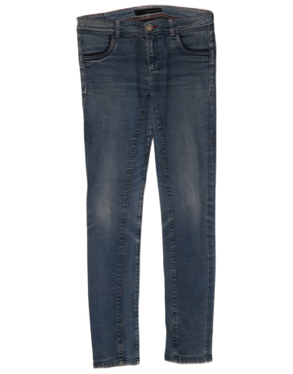 Jeans skinny da donna Calvin Klein W28 L30 cotone blu