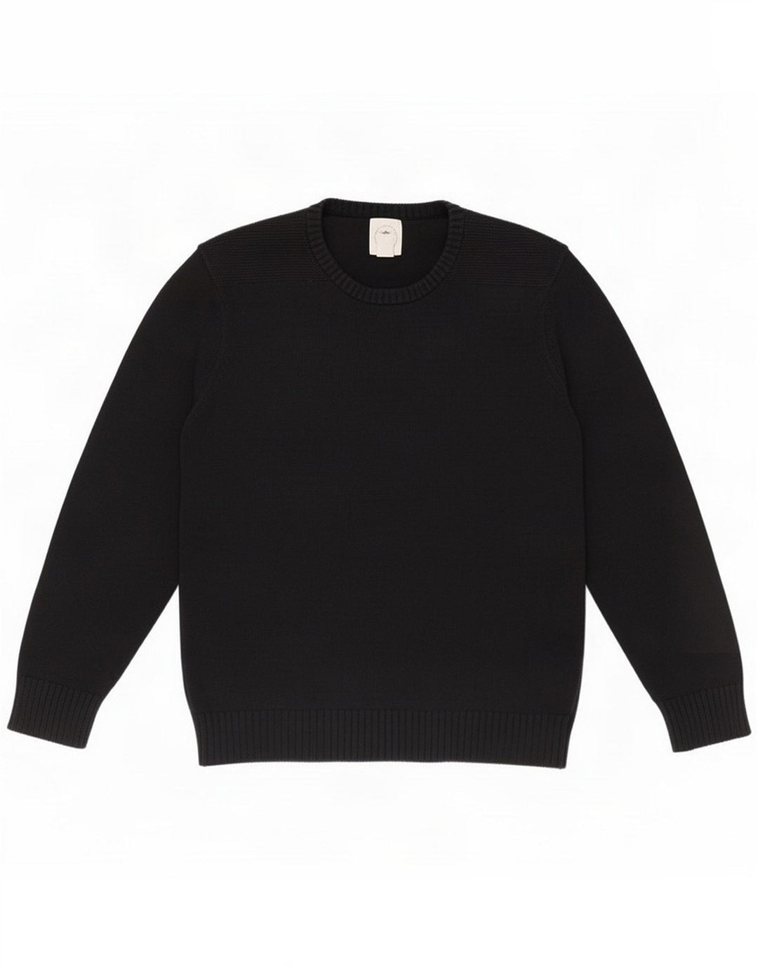 Dockers Maglione girocollo da uomo in cotone nero medio