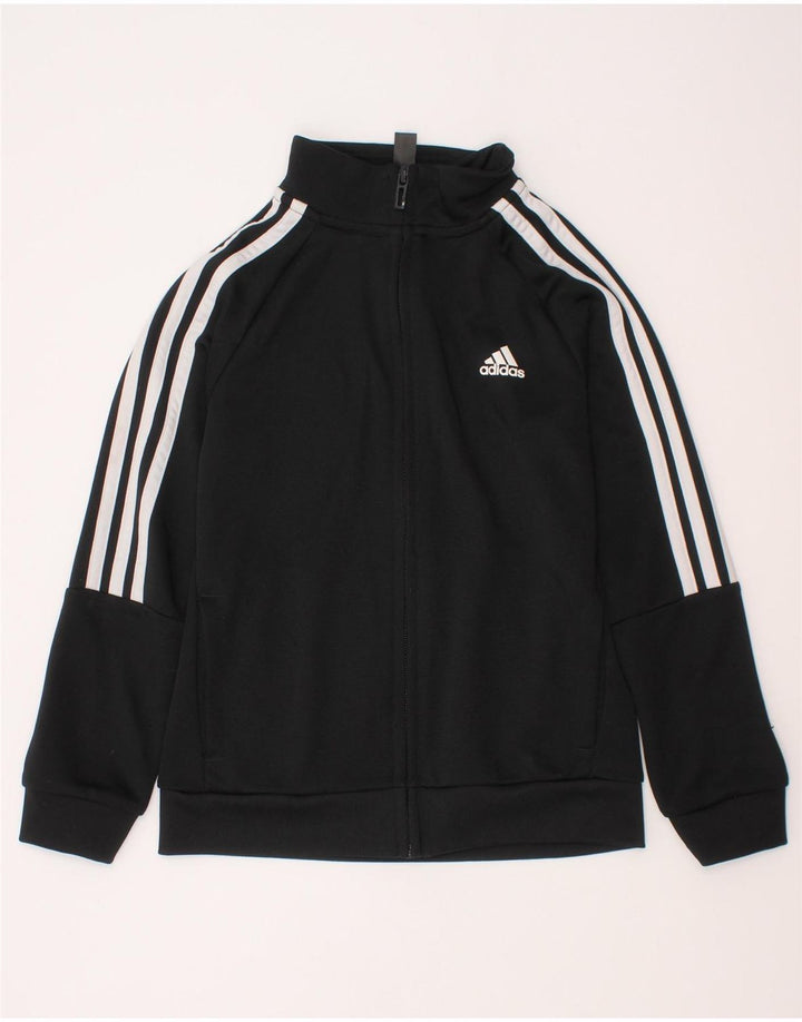 Giacca da tuta Adidas Aeroready da ragazzo 7-8 anni in poliestere nero