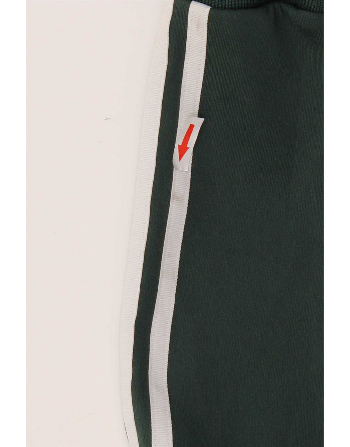 Adidas Giacca da tuta da donna con vestibilità regolare UK 10 Small Verde Poliestere