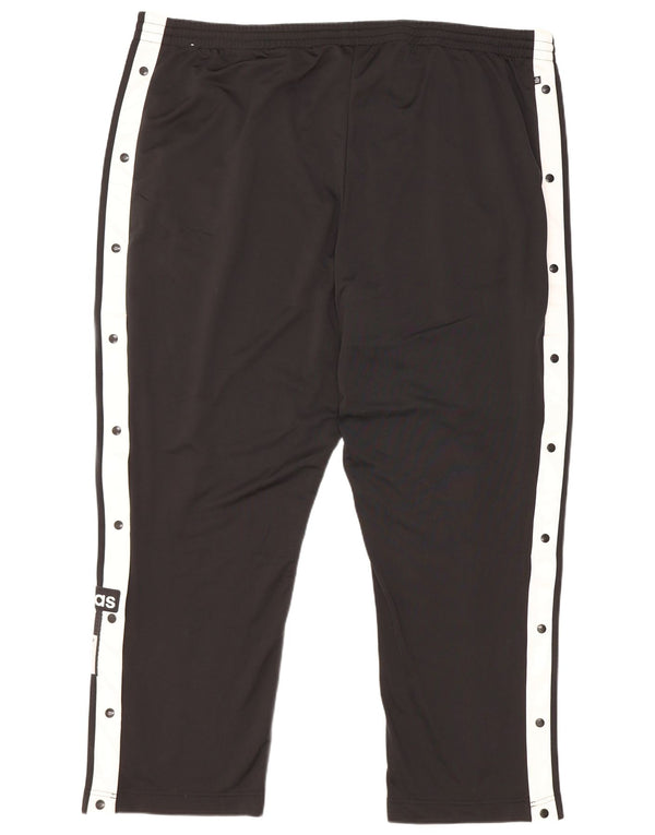 Pantaloni da tuta con grafica Adidas da donna UK 32/34 4XL Nero Colourblock