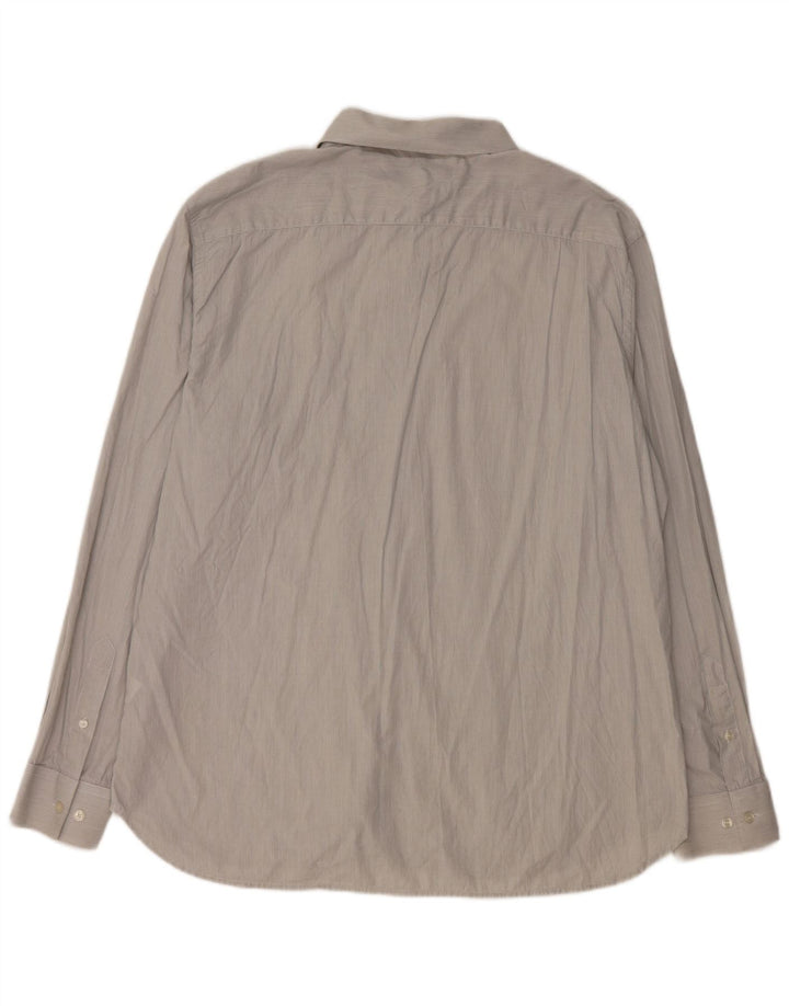 Camicia da uomo French Connection 2XL Cotone gessato grigio