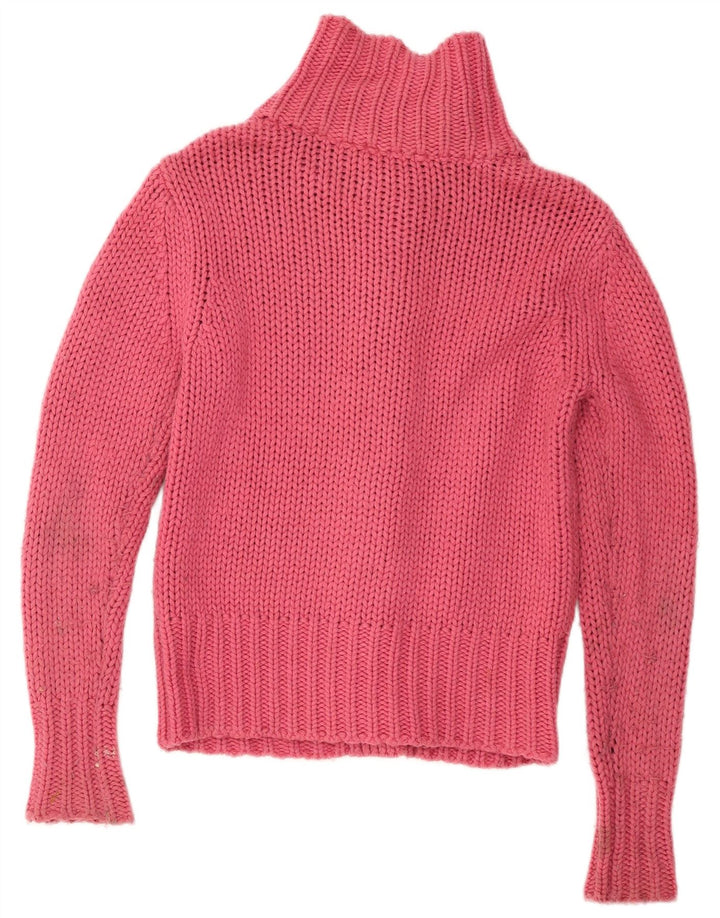 Maglione cardigan vestibilità regolare da donna Marks & Spencer UK 8/10 piccolo rosa