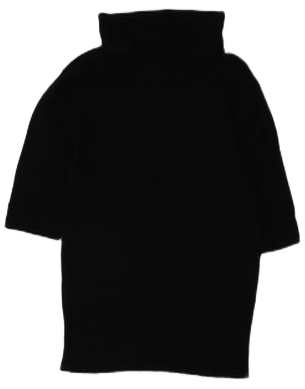 Maglione maglione a collo alto da donna Marks & Spencer UK 14 grande nero