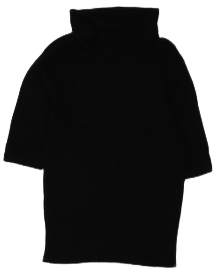Maglione maglione a collo alto da donna Marks & Spencer UK 14 grande nero