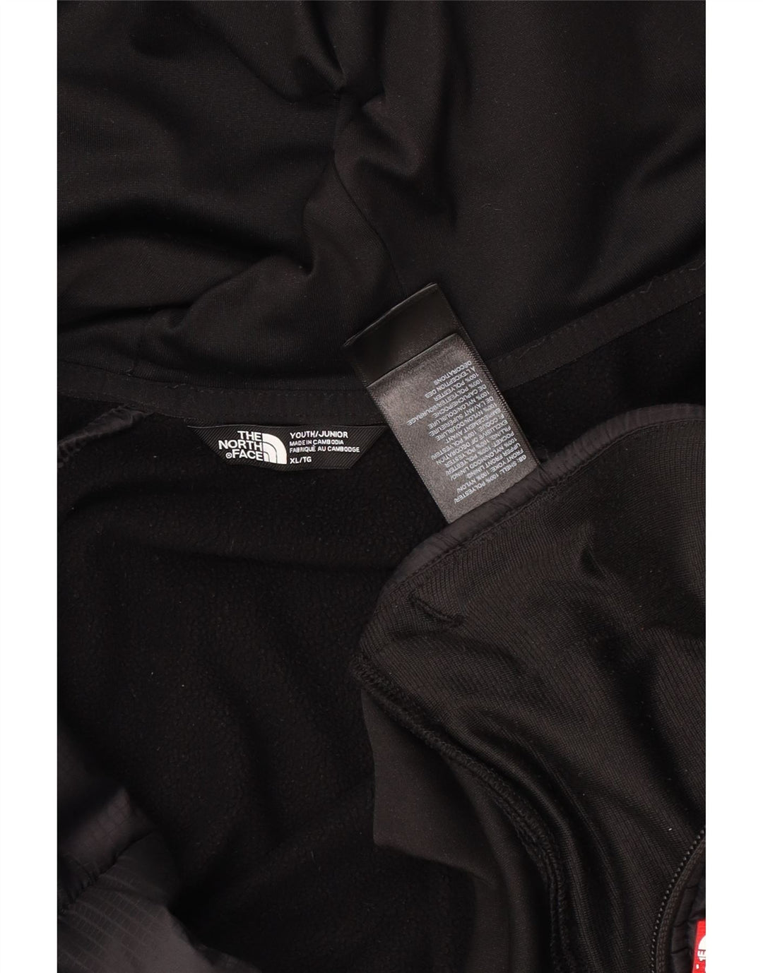 Felpa con cappuccio e zip per ragazzi THE NORTH FACE 14-15 anni XL Black Colourblock