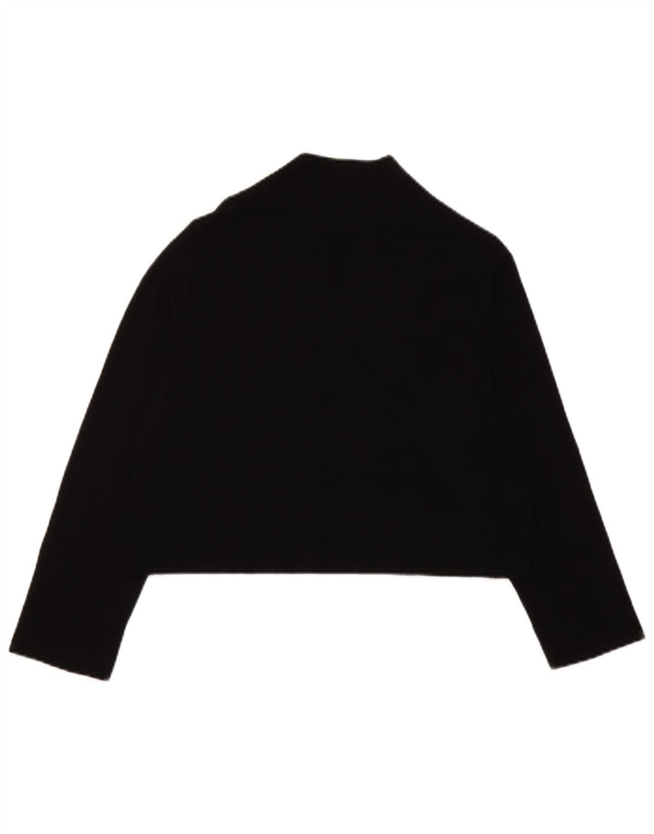 Top corto da donna Calvin Klein a maniche lunghe UK 12 medio nero