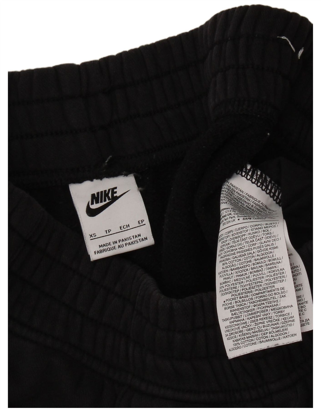 Pantaloni da tuta Nike da uomo Joggers XS in cotone nero