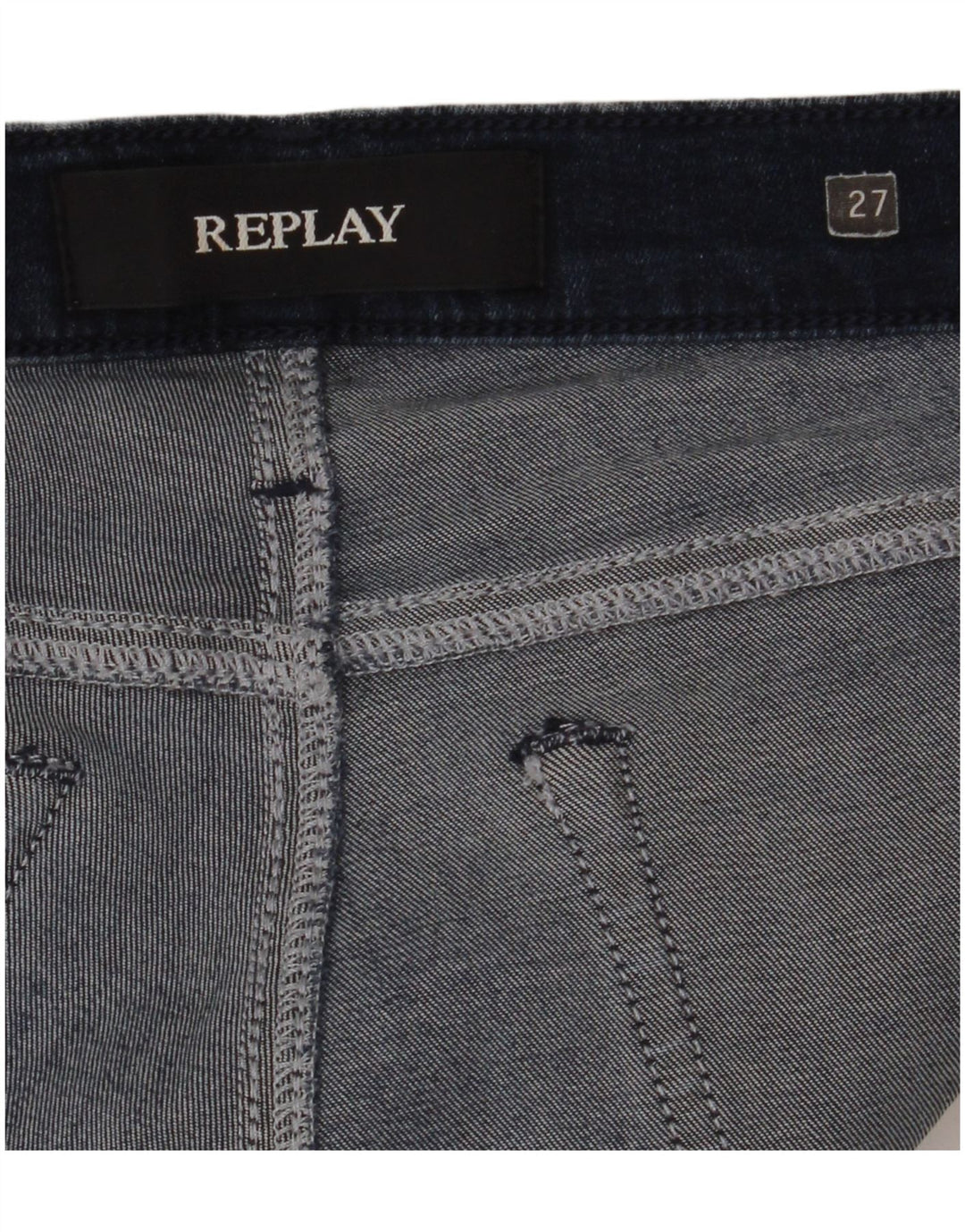 Jeans slim da donna Replay W27 L28 Blu navy