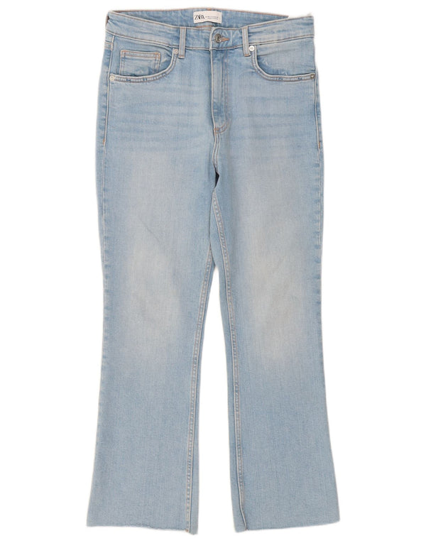 Jeans Bootcut da donna Zara EU 38 Small W28 L27 Blu