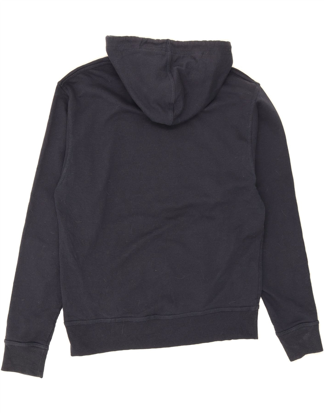 CHAMPION Mens Graphic Hoodie Jumper Medium Navy Blue Cotton Vintage Champion and Second-Hand Champion from Messina Hembry 