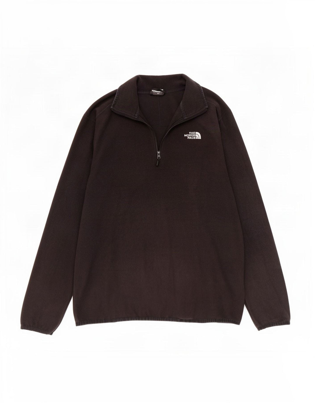 Maglione in pile da uomo The North Face con zip e collo in poliestere nero medio