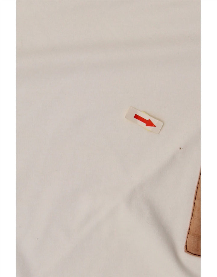 CALVIN KLEIN JEANS T-shirt grafica da uomo Top in cotone bianco medio