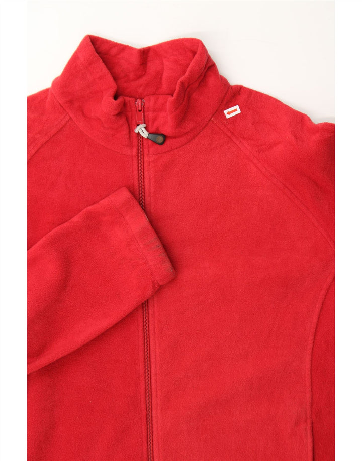 COLUMBIA Womens Fleece Jacket UK 18 XL Red Polyester Vintage Columbia and Second-Hand Columbia from Messina Hembry 