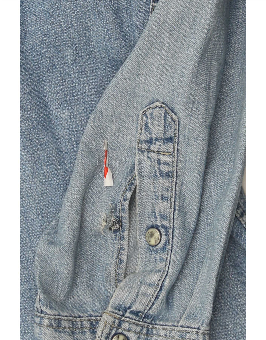 Camicia in denim da uomo Wrangler 2XL cotone blu