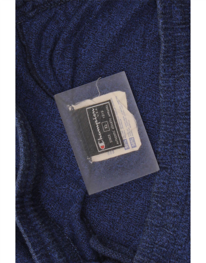 Pantaloncini sportivi da uomo Champion XL in cotone screziato blu navy