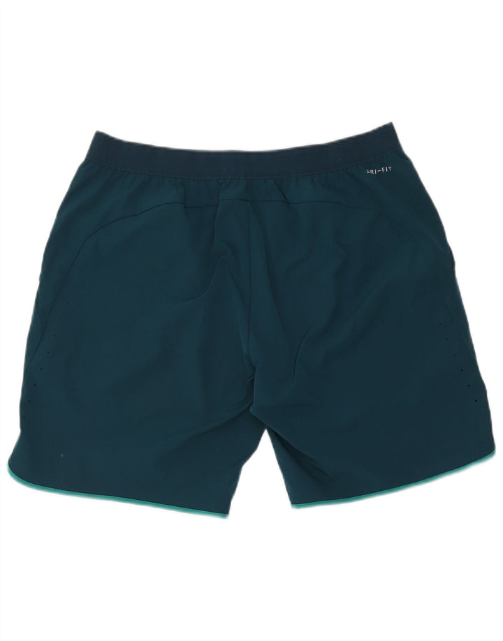 Pantaloncini sportivi Nike Dri Fit da uomo, grandi, in poliestere verde