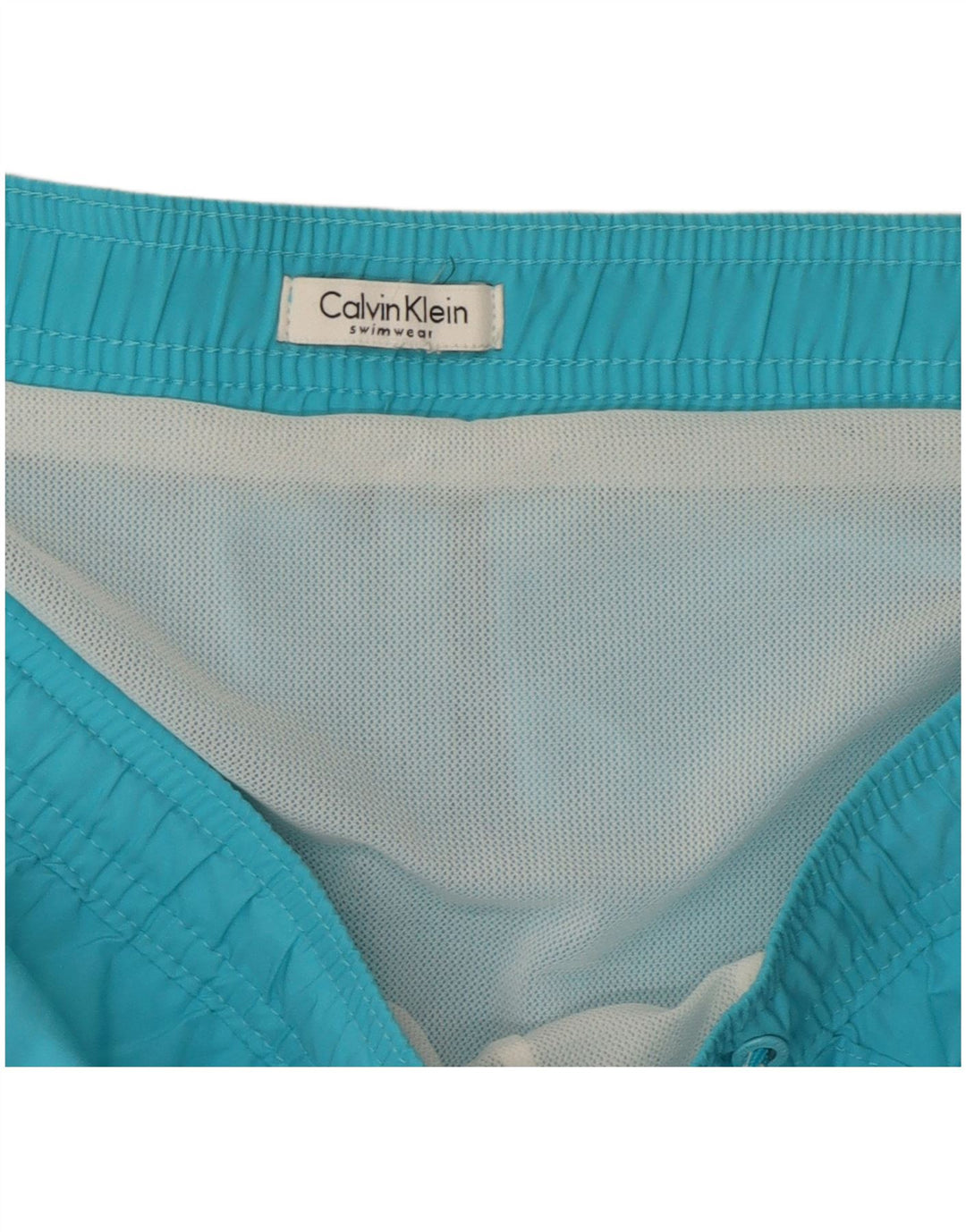 Pantaloncini da bagno grafici da uomo Calvin Klein Large Blue Beach