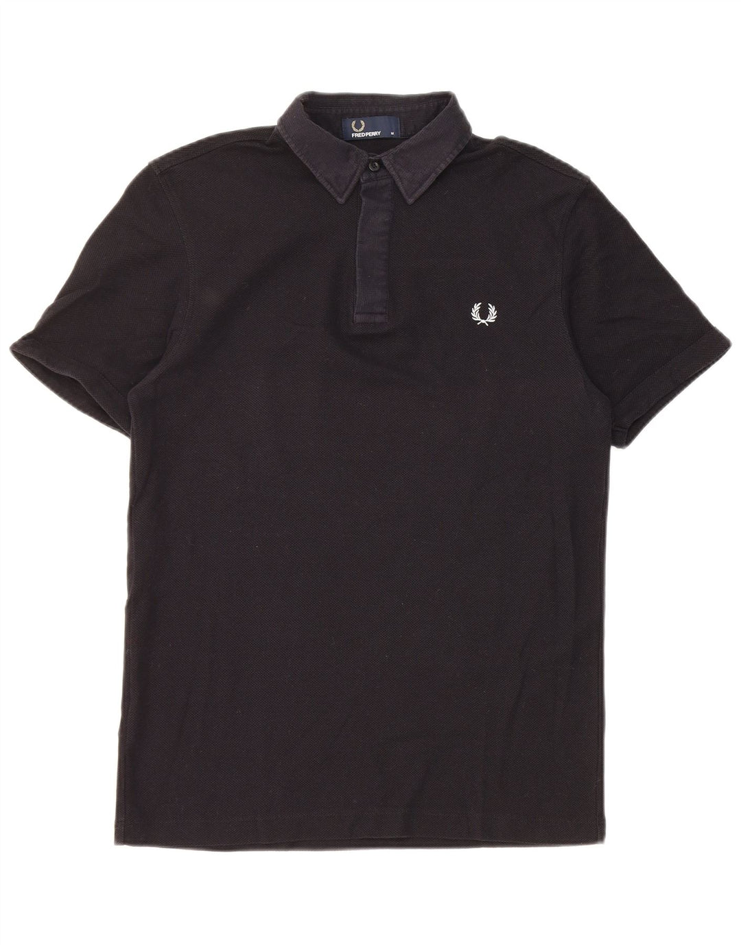 Polo da uomo Fred Perry in cotone blu navy medio