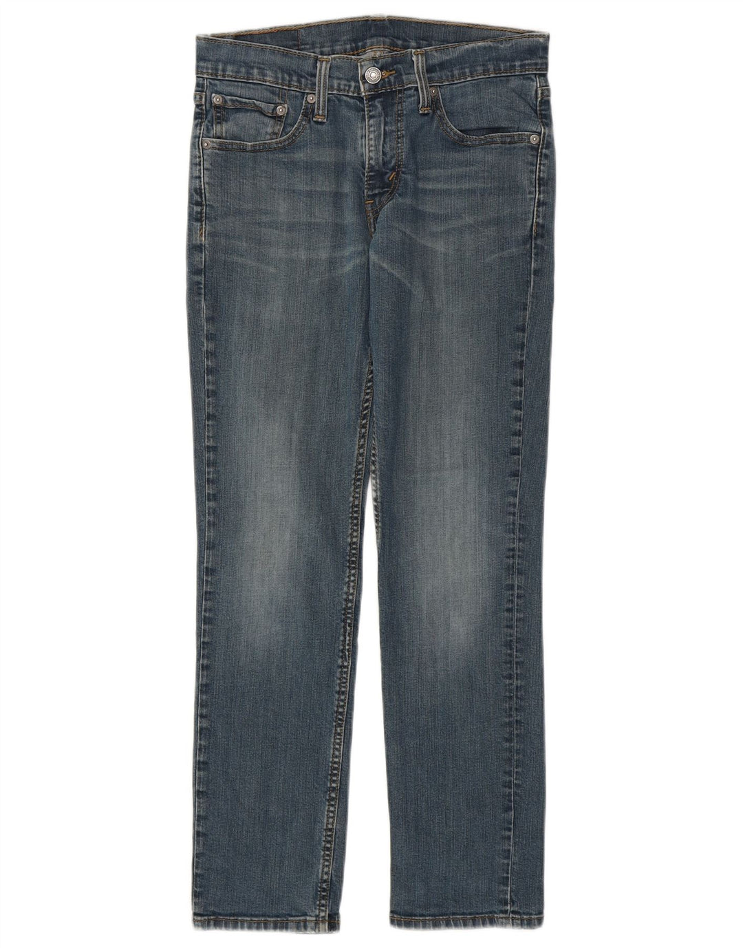 LEVI'S Jeans 511 Slim da Donna W29 L30 Blu Cotone