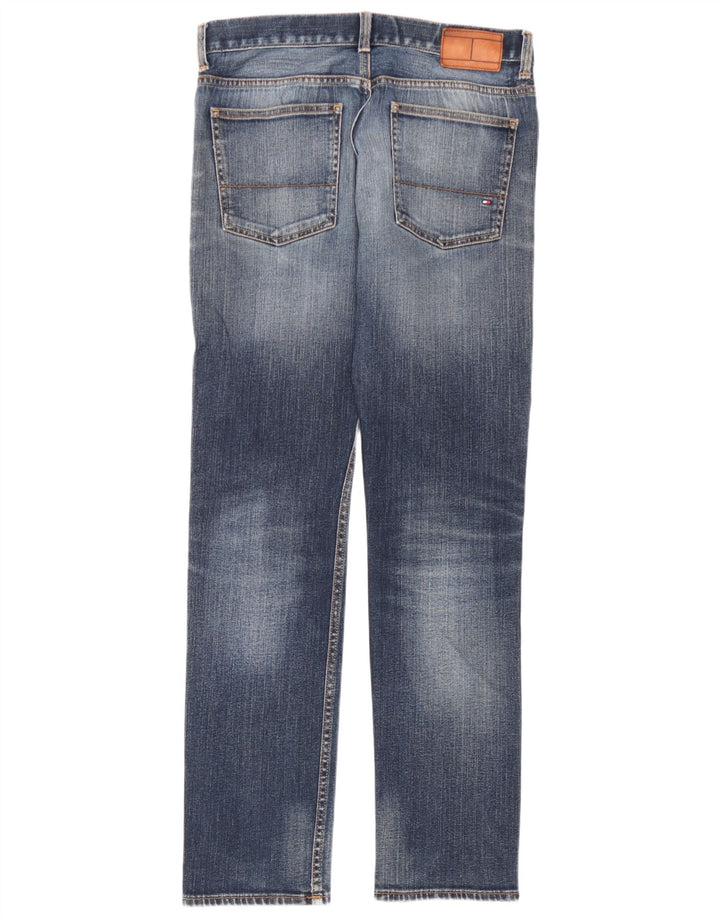 Jeans dritti da uomo Bleecker Tommy Hilfiger W32 L32 cotone blu