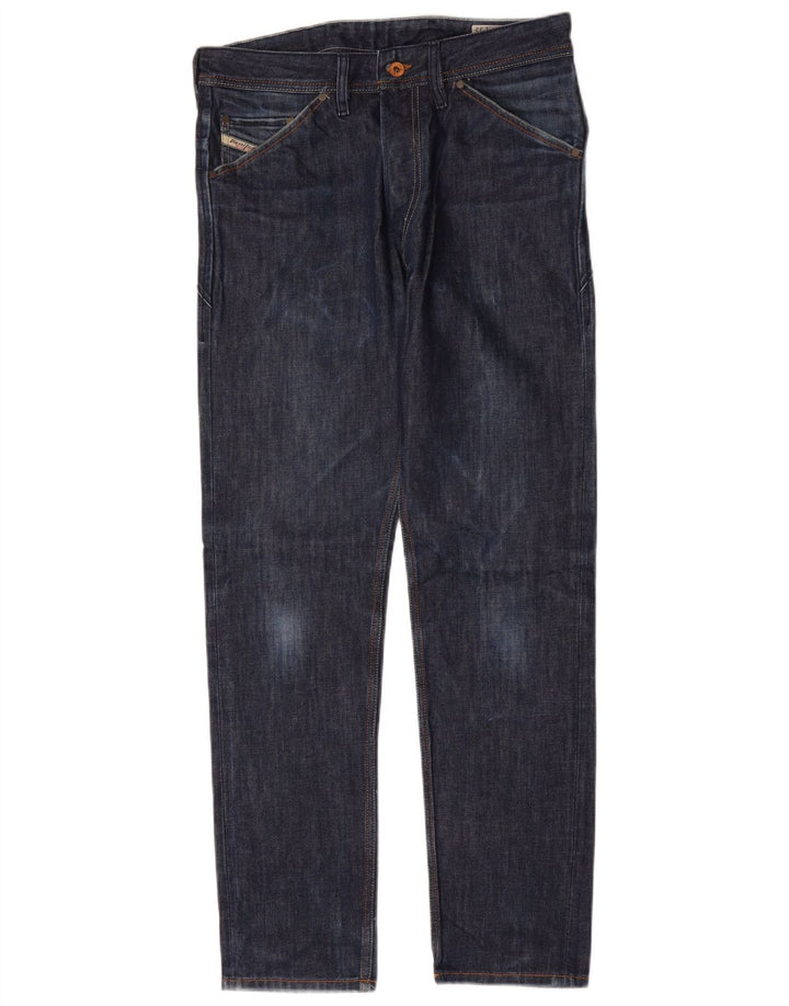 Jeans slim da uomo DIESEL W30 L32 in cotone blu navy