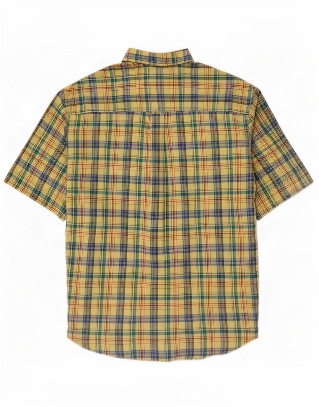 Camicia a maniche corte da uomo St. Bernard, cotone a quadri multicolore grande